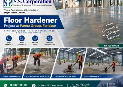 Floor Hardener Project at Panna Group, Faridpur