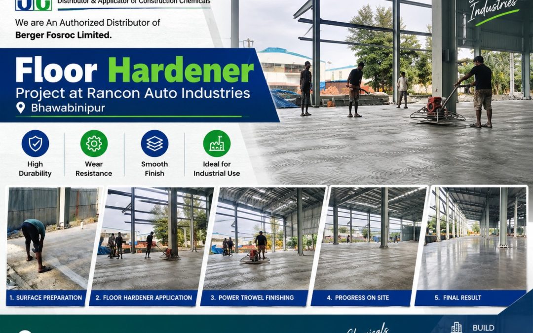 Floor Hardener Project at Rancon Auto Industries, Bhawabinipur