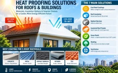 Heat Proofing Solutions for Roofs & Buildings: Materials, Insulation Options